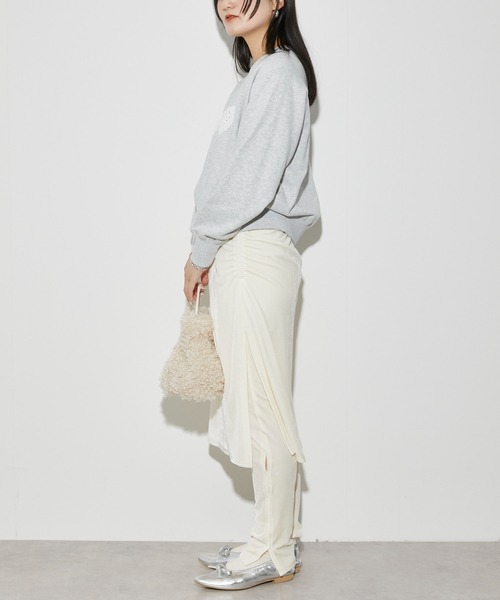 Firsthand（ファーストハンド）の「Firsthand/ファーストハンド オーガニックコットン ハートアップリケ ラグランスウェット（スウェット・レディース・グレー/ブラック・FREE）」の20枚目の写真