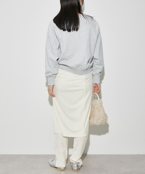 Firsthand（ファーストハンド）の「Firsthand/ファーストハンド オーガニックコットン ハートアップリケ ラグランスウェット（スウェット・レディース・グレー/ブラック・FREE）」の21枚目の写真