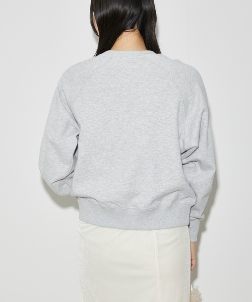 Firsthand（ファーストハンド）の「Firsthand/ファーストハンド オーガニックコットン ハートアップリケ ラグランスウェット（スウェット・レディース・グレー/ブラック・FREE）」の16枚目の写真