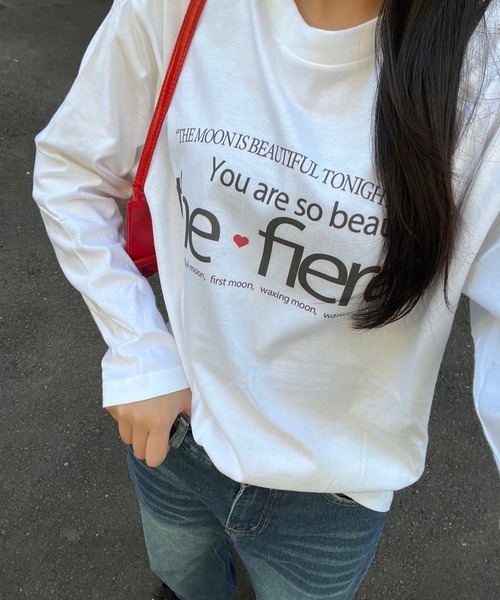 fiere(フィエール)の「the fiereロンT/長袖Tシャツ(Tシャツ/カットソー・レディース・ホワイト・MEDIUM/LARGE)」の1枚目の写真