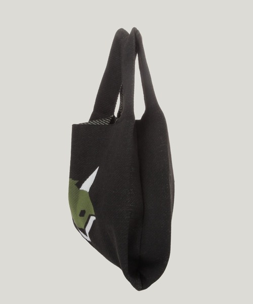 RAGEBLUE(レイジブルー)の「【THE FOX】ニットトートバッグ(トートバッグ・メンズ・グリーン/ピンク系その他/ブラック・FREE)」の4枚目の写真