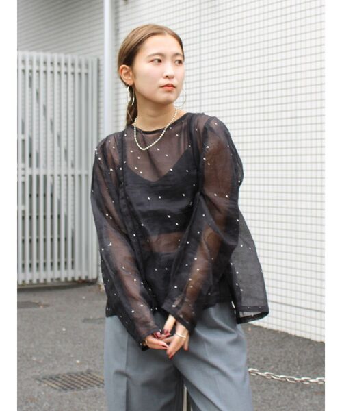 Ungrid（アングリッド）の「ビッグフープピアス（ピアス（両耳用）・レディース・シルバー/ゴールド・FREE）」の4枚目の写真