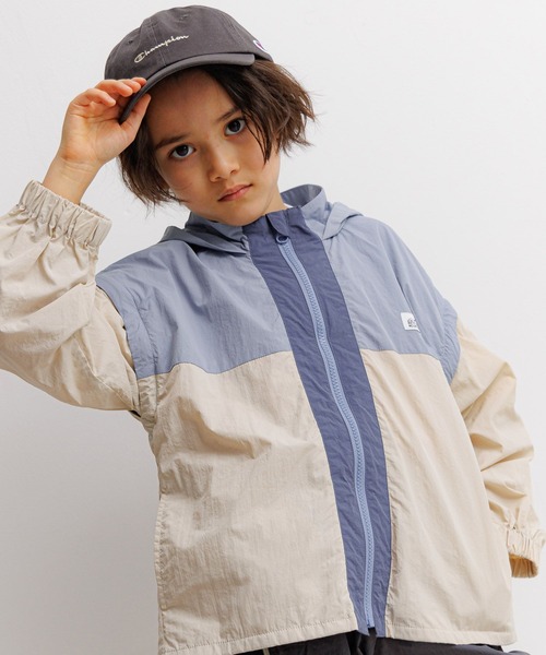 Champion（チャンピオン）の「【Champion(チャンピオン)】別注ツイル&デニムCAP(KIDS)（キャップ・キッズ・チャコール/ベージュ/ネイビー/パープル/ピンク/ブラック/サックスブルー・FREE）」の8枚目の写真