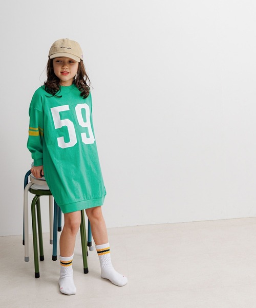 Champion（チャンピオン）の「【Champion(チャンピオン)】別注ツイル&デニムCAP(KIDS)（キャップ・キッズ・チャコール/ベージュ/ネイビー/パープル/ピンク/ブラック/サックスブルー・FREE）」の20枚目の写真