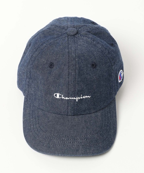 Champion（チャンピオン）の「【Champion(チャンピオン)】別注ツイル&デニムCAP(KIDS)（キャップ・キッズ・チャコール/ベージュ/ネイビー/パープル/ピンク/ブラック/サックスブルー・FREE）」の21枚目の写真