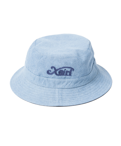 X-girl（エックスガール）の「LOGO REVERSIBLE HAT（ハット・レディース・ブラック/ベージュ・ONE SIZE）」の6枚目の写真