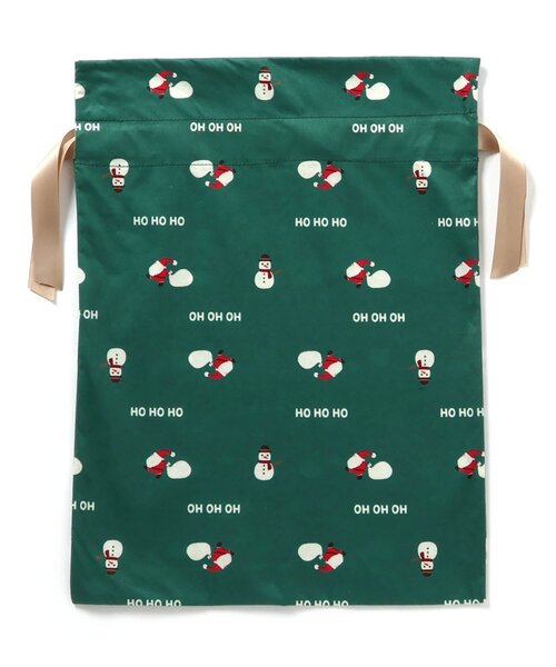 BREEZE（ブリーズ）の「クリスマスギフト巾着 Sサイズ（ラッピングキット・キッズ・レッド/グリーン・SMALL）」の7枚目の写真