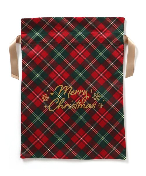 BREEZE（ブリーズ）の「クリスマスギフト巾着 Sサイズ（ラッピングキット・キッズ・レッド/グリーン・SMALL）」の9枚目の写真