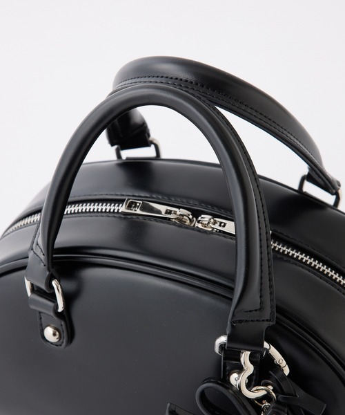 one after another NICE CLAUP（ワンアフターアナザーナイスクラップ）の「チャーム付きボストンバッグ（ハンドバッグ・レディース・ピンク/アイボリー/ブラック・FREE）」の10枚目の写真