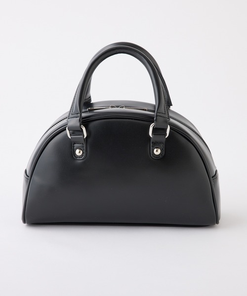 one after another NICE CLAUP（ワンアフターアナザーナイスクラップ）の「チャーム付きボストンバッグ（ハンドバッグ・レディース・ピンク/アイボリー/ブラック・FREE）」の8枚目の写真