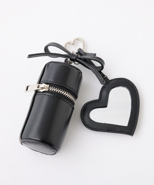 one after another NICE CLAUP（ワンアフターアナザーナイスクラップ）の「チャーム付きボストンバッグ（ハンドバッグ・レディース・ピンク/アイボリー/ブラック・FREE）」の14枚目の写真