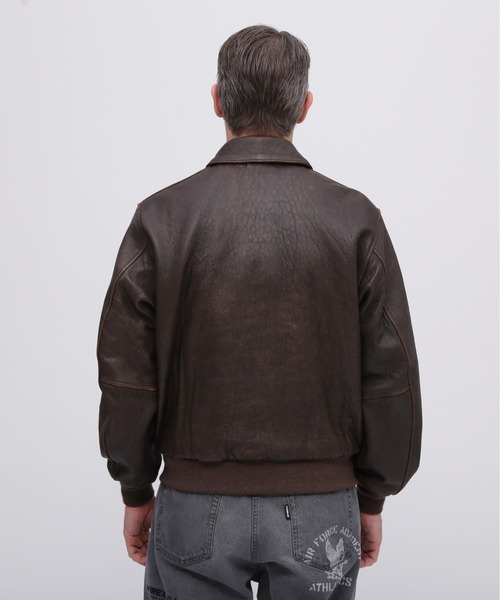 美品✴︎AVIREX Belle ブラウン ブルゾン 美品✴︎AVIREX Belle ブラウン ブルゾン