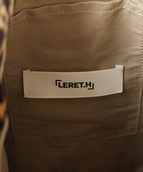 サック・カレ LERET.H ルレアッシュ マロン/キャメル◆タグ有新品未使用 LERET.H （ルレアッシュ）別注サック・カレ（ハンドバッグ）｜LERET.H