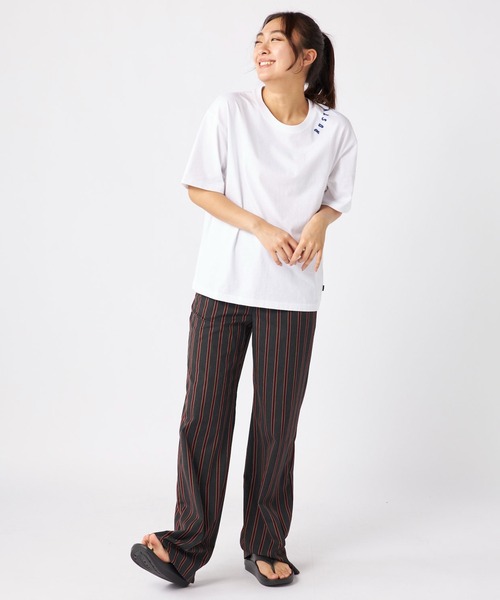 RUSTY/ラスティー 半袖 Tシャツ バックプリント ニコちゃん 相良