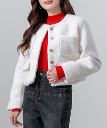 金ボタン」に該当するノーカラージャケットファッション通販 - ZOZOTOWN