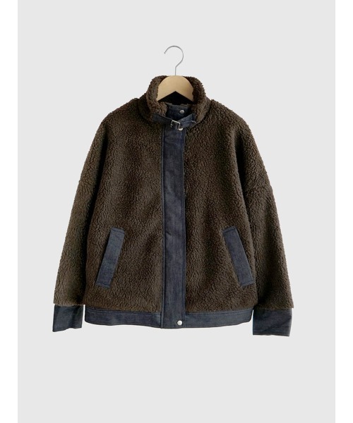 FIKA.（フィーカ）の「Stand collar belt boa jacket（ブルゾン）」 - WEAR