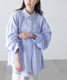 FREE'S MART | ◇袖シャーリングオーバーシャツ(シャツ/ブラウス)