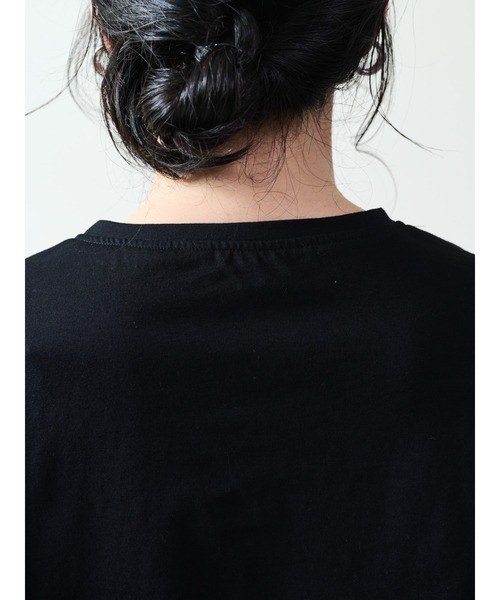 セール】フロントボタニカルレーストップス（Tシャツ/カットソー