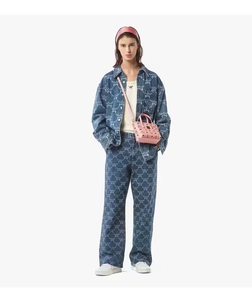 MCM（エムシーエム）の「X-MINI Toni トップジップ ショッパーバッグ - ヴィセトス（トートバッグ・レディース・ブラウン/ピンク/ブラック・ONE SIZE）」の8枚目の写真