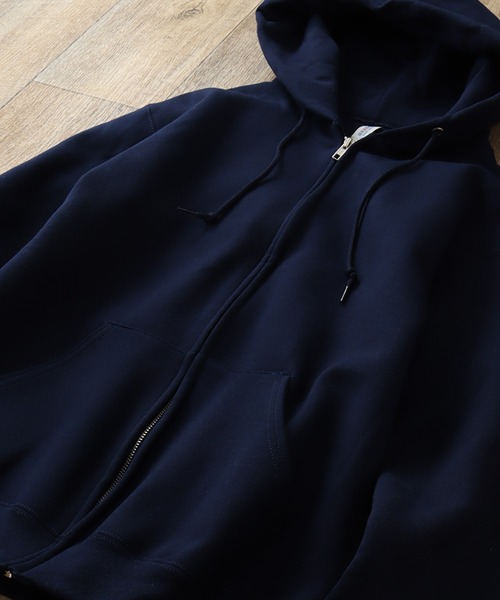 JERZEES(ジャージーズ)の「【JERZEES/ジャージーズ】SUPER SEWATS FULL-ZIP HOODED SWEAT SHIRT/ジップアップパーカー(パーカー・メンズ・ブラック/ネイビー/杢グレー・S/XL/L/M)」の6枚目の写真