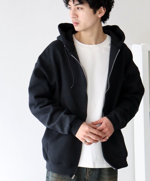JERZEES(ジャージーズ)の「【JERZEES/ジャージーズ】SUPER SEWATS FULL-ZIP HOODED SWEAT SHIRT/ジップアップパーカー(パーカー・メンズ・ブラック/ネイビー/杢グレー・S/XL/L/M)」の20枚目の写真