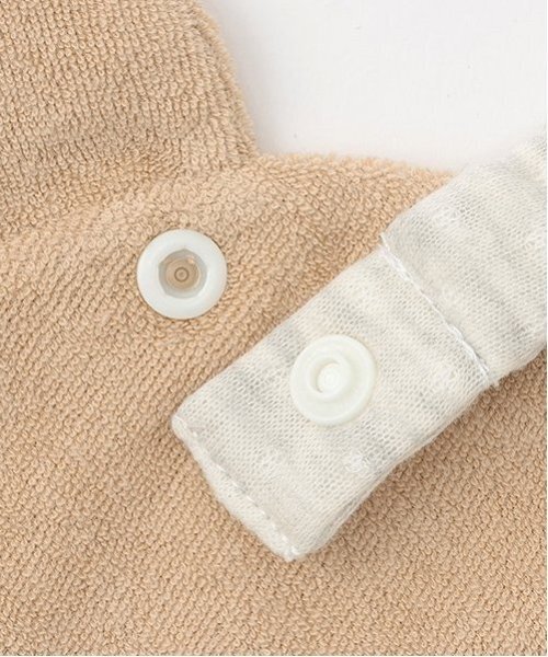 petit main（プティマイン）の「【防水】アニマルスタイ（スタイ/よだれかけ・キッズ・モカ/マスタード/アイボリー・F）」の10枚目の写真