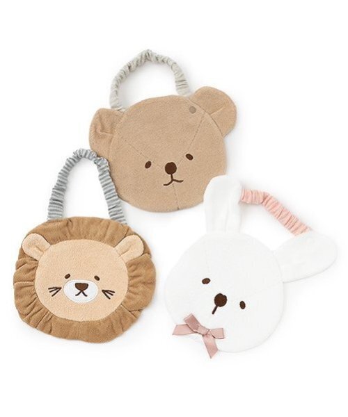 petit main（プティマイン）の「【防水】アニマルスタイ（スタイ/よだれかけ・キッズ・モカ/マスタード/アイボリー・F）」の14枚目の写真