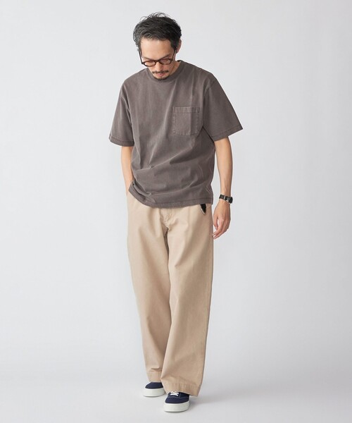 SHIPS(シップス)の「SHIPS: コットン USA クルーネック ポケット ピグメント Tシャツ(Tシャツ/カットソー・メンズ・ピンク/ダークグレー/ケリーグリーン/コバルトブルー・SMALL/MEDIUM/LARGE/X-LARGE)」の7枚目の写真