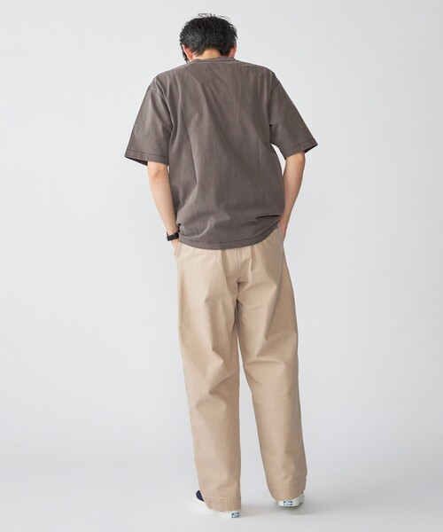 SHIPS(シップス)の「SHIPS: コットン USA クルーネック ポケット ピグメント Tシャツ(Tシャツ/カットソー・メンズ・ピンク/ダークグレー/ケリーグリーン/コバルトブルー・SMALL/MEDIUM/LARGE/X-LARGE)」の9枚目の写真