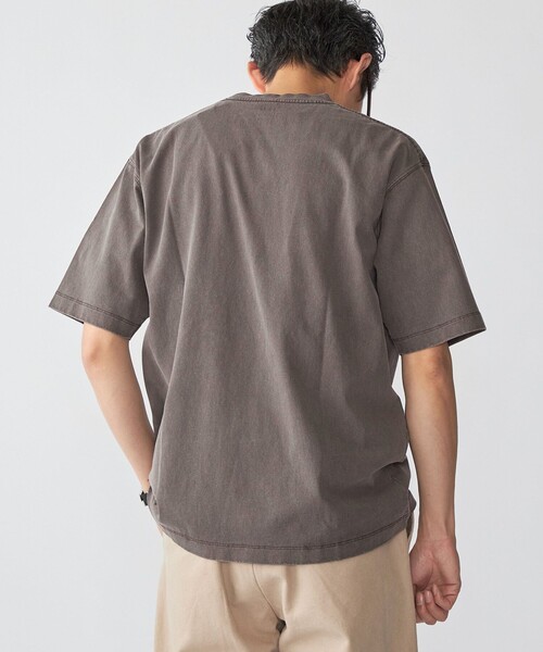 SHIPS(シップス)の「SHIPS: コットン USA クルーネック ポケット ピグメント Tシャツ(Tシャツ/カットソー・メンズ・ピンク/ダークグレー/ケリーグリーン/コバルトブルー・SMALL/MEDIUM/LARGE/X-LARGE)」の13枚目の写真