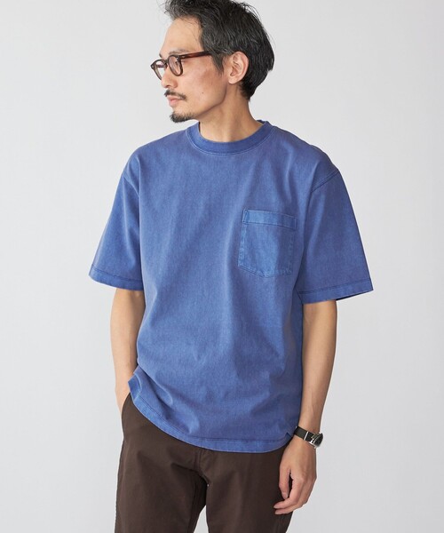 SHIPS(シップス)の「SHIPS: コットン USA クルーネック ポケット ピグメント Tシャツ(Tシャツ/カットソー・メンズ・ピンク/ダークグレー/ケリーグリーン/コバルトブルー・SMALL/MEDIUM/LARGE/X-LARGE)」の17枚目の写真