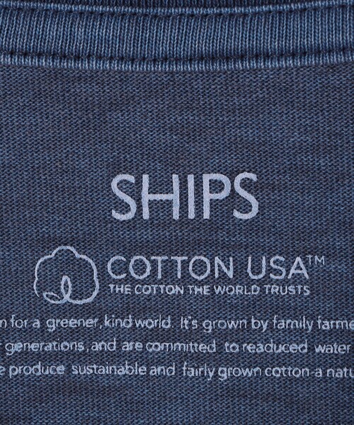SHIPS(シップス)の「SHIPS: コットン USA クルーネック ポケット ピグメント Tシャツ(Tシャツ/カットソー・メンズ・ピンク/ダークグレー/ケリーグリーン/コバルトブルー・SMALL/MEDIUM/LARGE/X-LARGE)」の21枚目の写真
