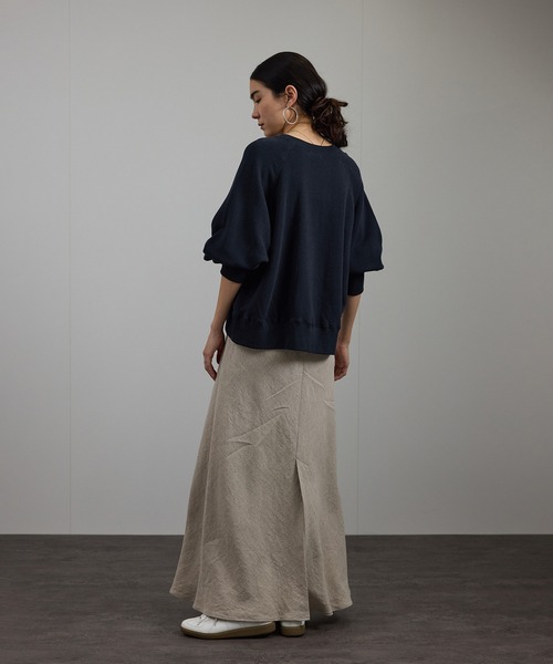 SALON adam et rope'(サロン アダム エ ロペ)の「【WEB限定】ヴィンテージライクテンダースウェットプルオーバー(スウェット・レディース・オフホワイト/グレー/ネイビー・FREE)」の7枚目の写真
