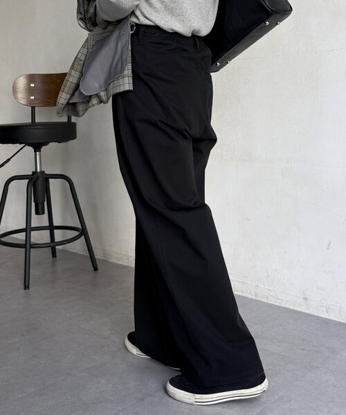 CPCM（シーピーシーエム）の「タックワイドチノパンツ（その他パンツ・レディース・ベージュ/アイボリー/ブラック・SMALL/MEDIUM/LARGE）」の13枚目の写真