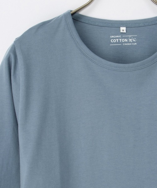 Honeys(ハニーズ)の「【UVカット】7分袖オーガニックT(Tシャツ/カットソー・レディース・スミクロ/ブルー/グリーン/ブラック/ピンク/ネイビー/オフホワイト/オートミール/ブラウン系その他・S/M/LL/L)」の21枚目の写真