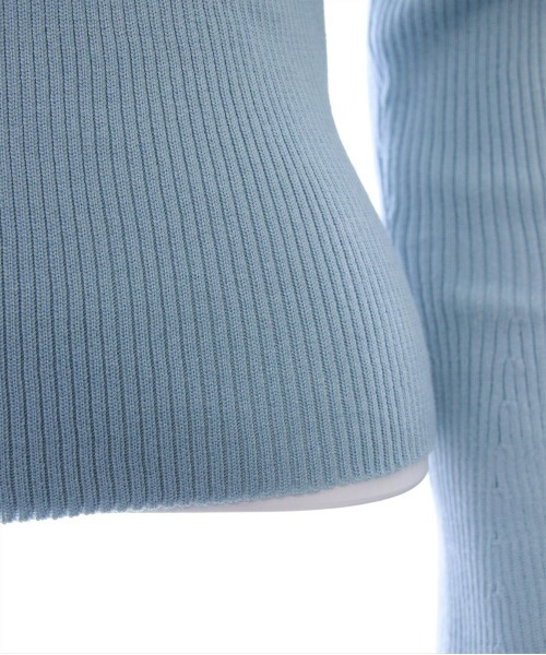 CLEAR BASIC（クリアベーシック）の「バックリボン配色フレアスリーブニットトップス[大人 綺麗目 カジュアル シンプル]≪SS新作≫（ニット/セーター・レディース・アイボリー/ブラック/ブルーグレー・F）」の15枚目の写真