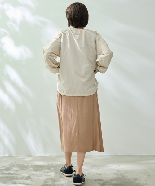 Arnold Palmer(アーノルドパーマー)の「花粉ガード ライト ノーカラー ブルゾン(ブルゾン・レディース・ライトベージュ/ブラック/ライトグリーン・S/L/M)」の15枚目の写真