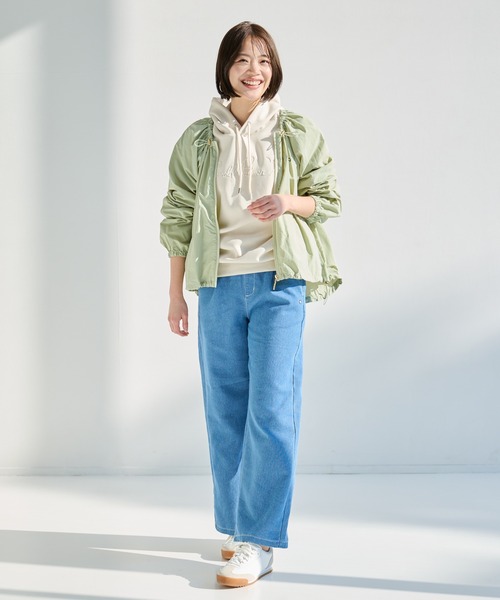 Arnold Palmer(アーノルドパーマー)の「花粉ガード ライト ノーカラー ブルゾン(ブルゾン・レディース・ライトベージュ/ブラック/ライトグリーン・S/L/M)」の11枚目の写真