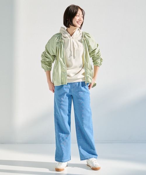 Arnold Palmer(アーノルドパーマー)の「花粉ガード ライト ノーカラー ブルゾン(ブルゾン・レディース・ライトベージュ/ブラック/ライトグリーン・S/L/M)」の12枚目の写真