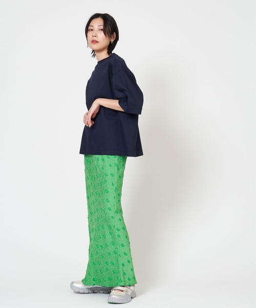 THE SHINZONE（ザ　シンゾーン）の「SIMON DOTS JACQUARD SKIRT（スカート・レディース・ネイビー/グリーン・S/M）」の7枚目の写真