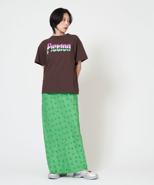THE SHINZONE（ザ　シンゾーン）の「SIMON DOTS JACQUARD SKIRT（スカート・レディース・ネイビー/グリーン・S/M）」の6枚目の写真
