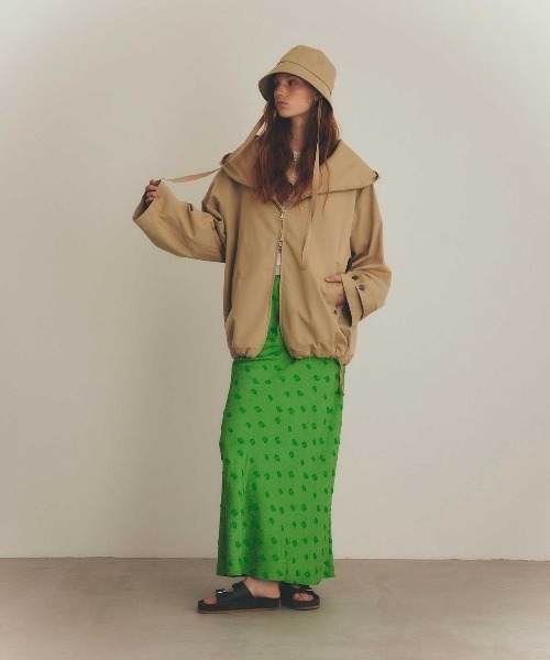 THE SHINZONE（ザ　シンゾーン）の「SIMON DOTS JACQUARD SKIRT（スカート・レディース・ネイビー/グリーン・S/M）」の17枚目の写真