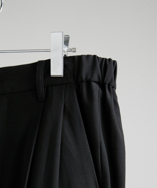 LUENNA（ルエナ）の「【LUENNA】 Semi Flare Slacks /セミフレア スラックス（セットアップ対応）（スラックス・メンズ・チャコールグレー/ブラック/ブラウン系1・L/M/S）」の18枚目の写真