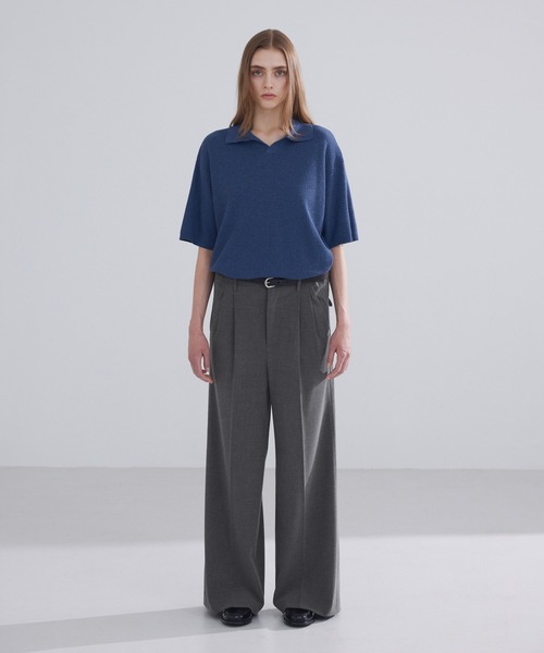 LUENNA】 Semi Flare Slacks /セミフレア スラックス
