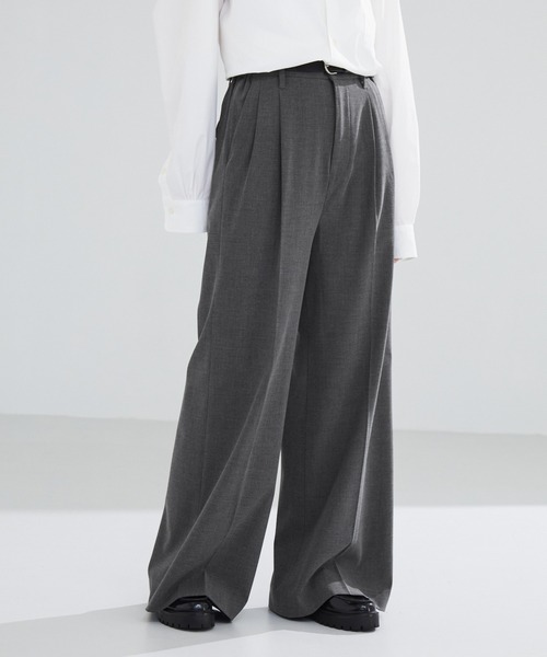 LUENNA】 Semi Flare Slacks /セミフレア スラックス（セットアップ