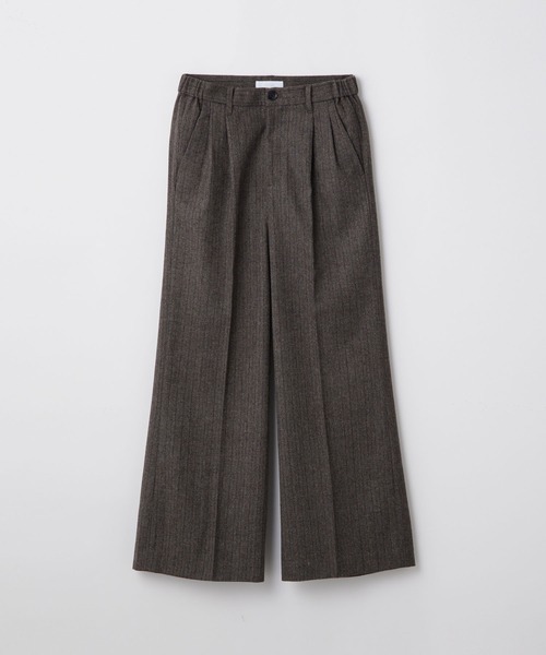 IRENISA 22AW セミフレアスラックス イレニサの セミフレアーパンツ | HUES 福岡セレクトショップ