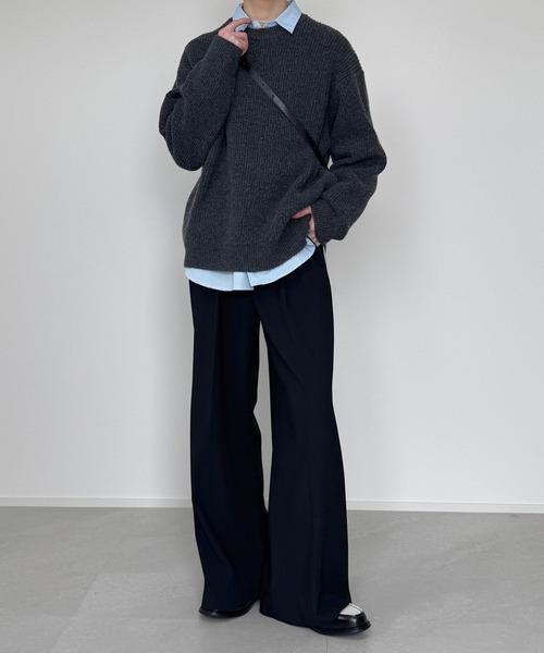 LUENNA】 Semi Flare Slacks /セミフレア スラックス（セットアップ