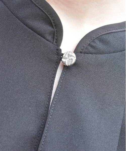 axes femme（アクシーズファム）の「レースフレア袖ブラウス（シャツ/ブラウス・レディース・ブルーグレー/ブラック/キナリ・FREE）」の10枚目の写真