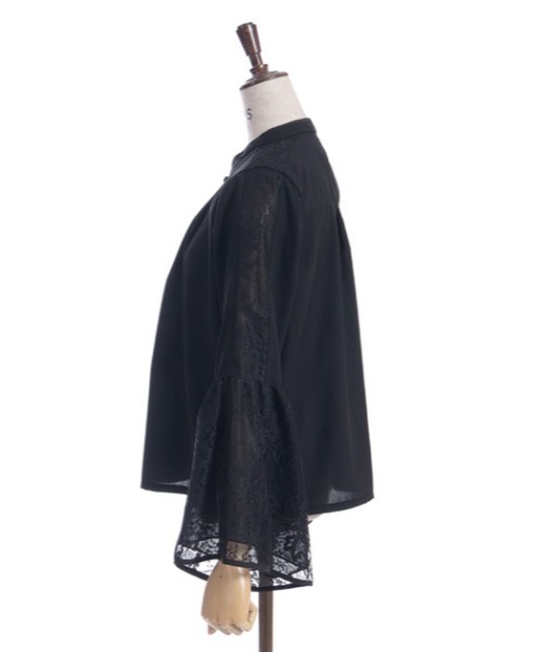 axes femme（アクシーズファム）の「レースフレア袖ブラウス（シャツ/ブラウス・レディース・ブルーグレー/ブラック/キナリ・FREE）」の20枚目の写真