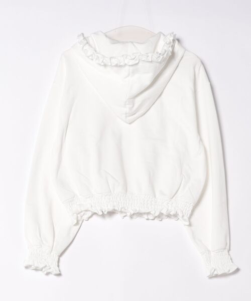 nemne store（ネンネストア）の「【seoup】フリルギャザーフーディ（パーカー・レディース・ホワイト系/杢グレー・SMALL/MEDIUM）」の14枚目の写真